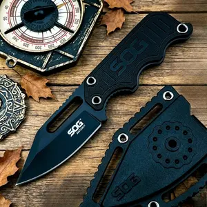 Best-Selling Pocket Knife with Fixed Blade and Sheath, High-Hardness 5Cr15MoV Blade, Nylon Fiber Handle, Camping & Outdoor Knife, Portable Lanyard Knife, Multi-Purpose Tool, Men's Gift