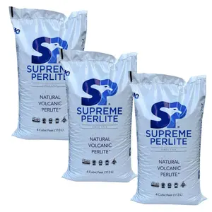 Supreme Perlite 3 Pack Medium Horticultural Perlite for Potting Soil, 4 Cu Ft Supreme Perlite 3 Pack Medium Horticultural Perlite for Potting Soil, 4 Cu Ft
