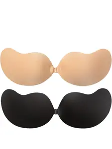 Self-Adhesive Push-Up Bra, Backless Strapless Invisible Sticky Bra, Shaping Seamless Women's Underwear, Sticky Bra Insert, 1 Piece