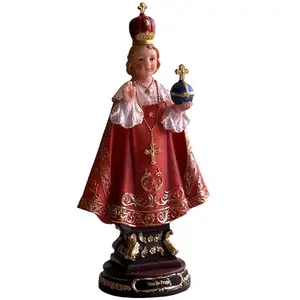 Nino de Praga 12" Inches Tall Estatua - Detailed Figure Infant Jesus of Prague Brand New Statue Religious Decor Saint