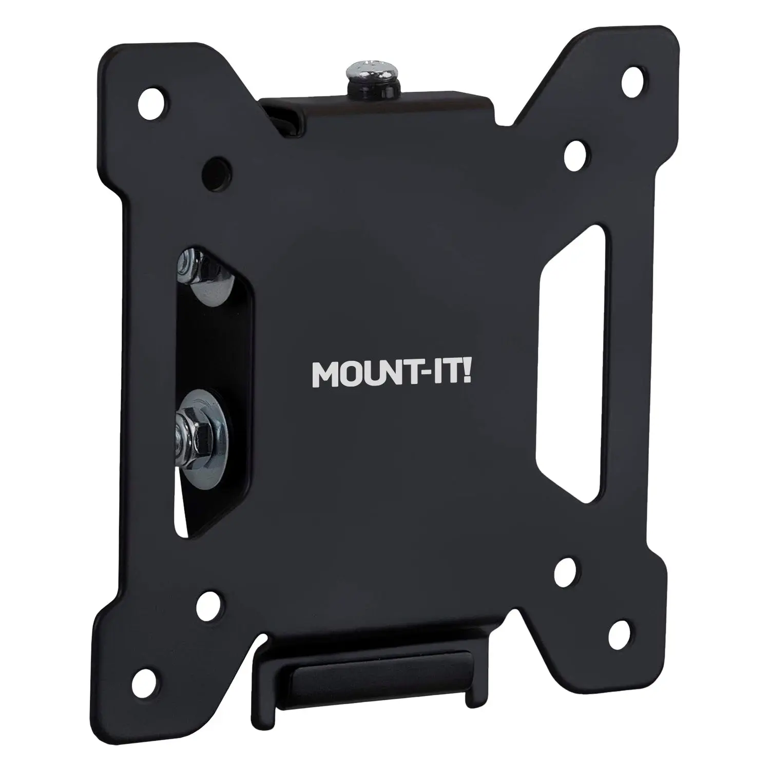 Mount-It! Tilting TV Wall Mount for 13"-32" TVs | Low Profile Adjustable TV Bracket | 1.4" Slim Wall Mount
