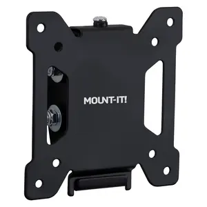 Mount-It! Tilting TV Wall Mount for 13"-32" TVs | Low Profile Adjustable TV Bracket | 1.4" Slim Wall Mount