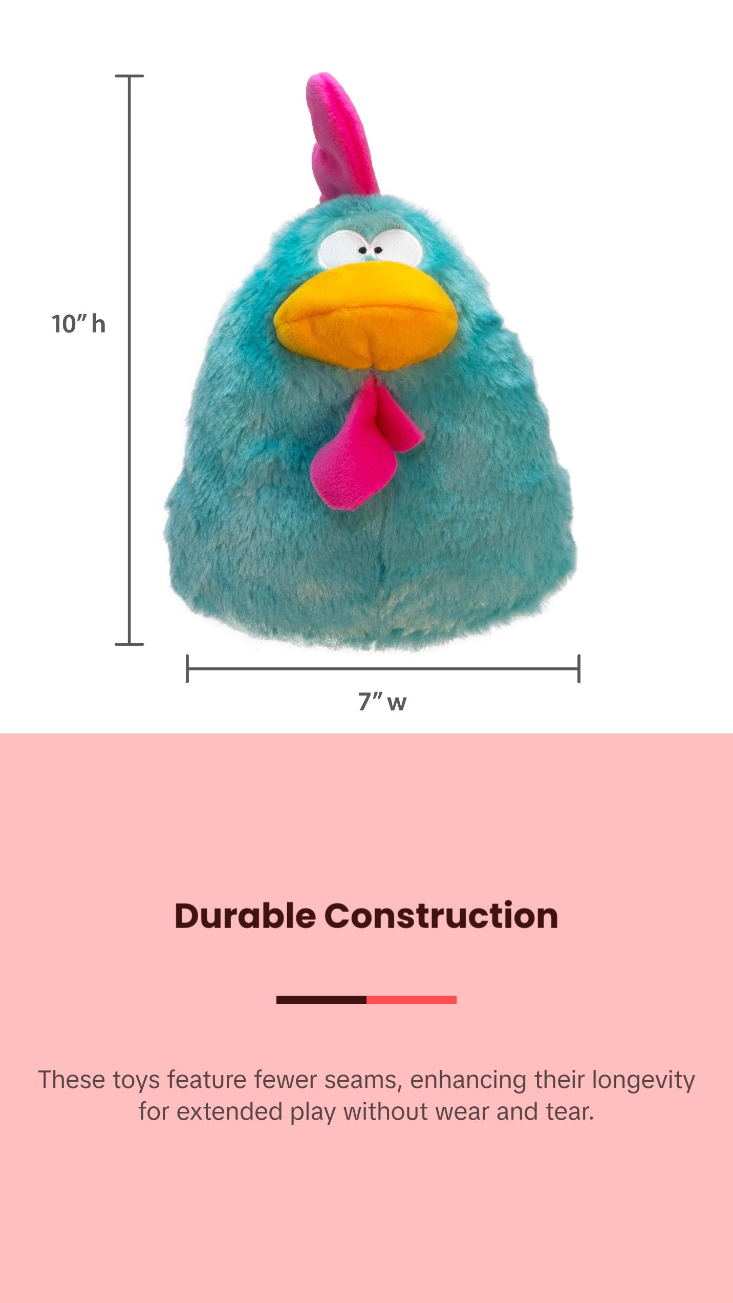 Mother Clucker: Fun Dog Toy Large Chicken Grunter by DogGoods ™