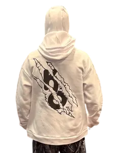 White Ski Mask Zip Up Hoodie | Kulture Original