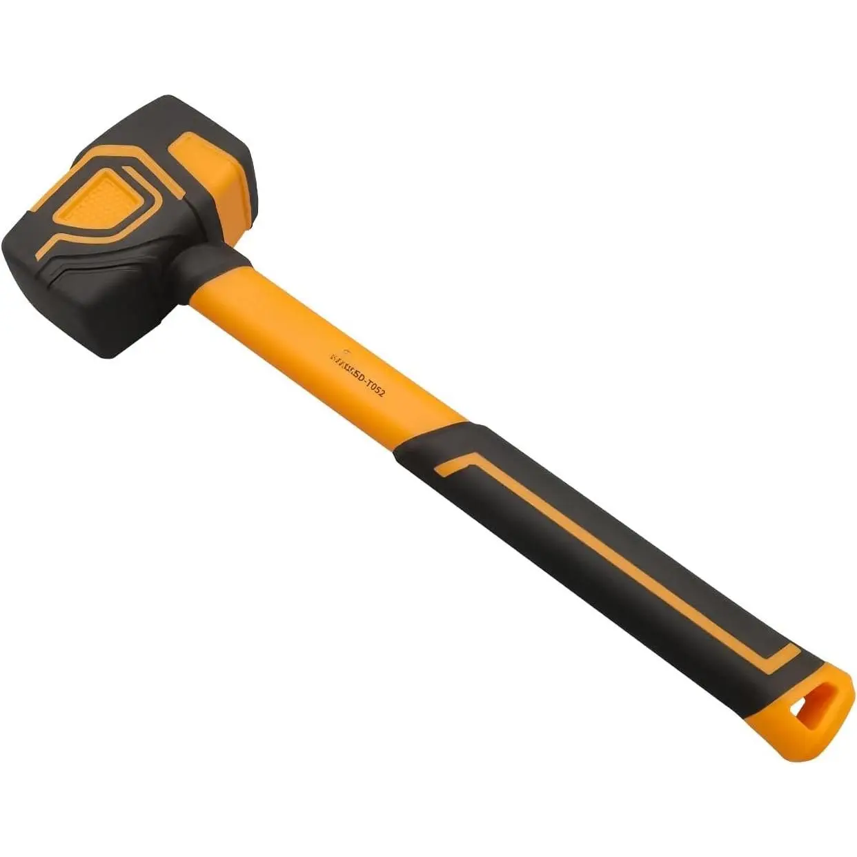 Rubber Mallet, 10 oz Rubber Mallet Hammer, Rubber Hammer with Hook, Mallet Hammer with Solid  &  Grip Handle, Soft  Hammer, No  for Flooring, Woodworking and Camping
