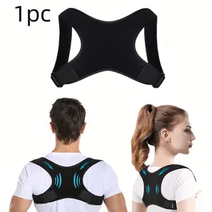 Unisex Adjustable Posture Correction Strap, Breathable Anti-Slip Ergonomic Design, Shoulder Support Brace for Sitting Standing Traveling