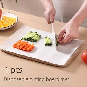 Disposable Cutting Board Pad, Non-Slip Antibacterial Kitchen Mat, Outdoor Meat Slicing Paper, Convenient Clean Hygienic