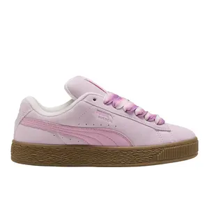 PUMA Womens Suede Xl Fat Laces Sneakers Shoes Casual - Pink