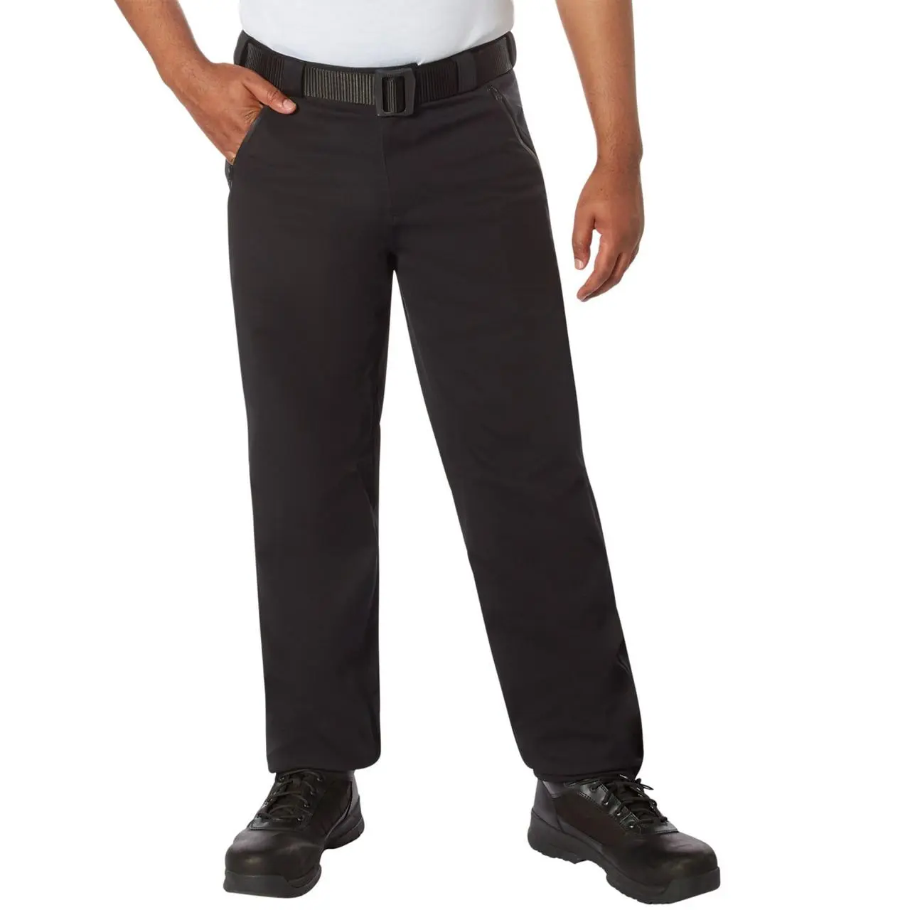 Black Waterproof Rain Pants - Shadow Operations Heavy Duty Outdoors Work Trousers
