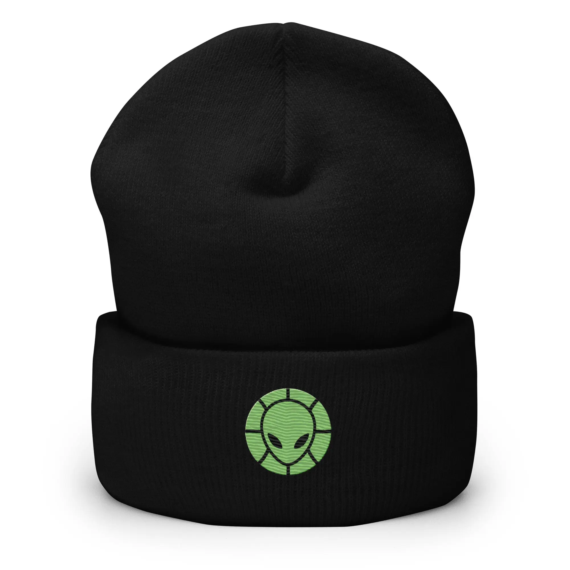Alien Hoops Beanie Cap Black/Green