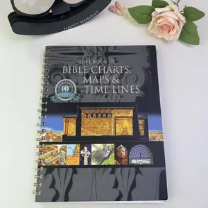 Rose Book of Bible Charts Maps & Time Lines Vol.1 10th Anniversary Edition Spiral Bound Portable Durable Reference for Bible Study On the Go Inspirational Christian Journal
