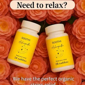 Soothi Ashwagandha Dietary Supplement - Relax Your Mind with 14 tablets - Soothi Brand