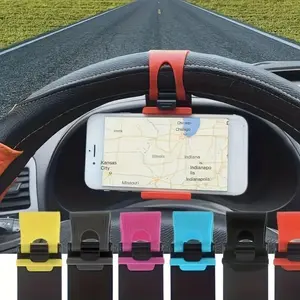 Upgrade Your Driving Experience With A Universal Car Steering Wheel Phone Holder!