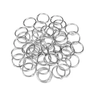 Durable Metal Ring Binders, Book Binder, Heavy-Duty Silver Color Rings for Index Cards & Paper Organization, Ideal for Office School Supplies, Binder Organizer