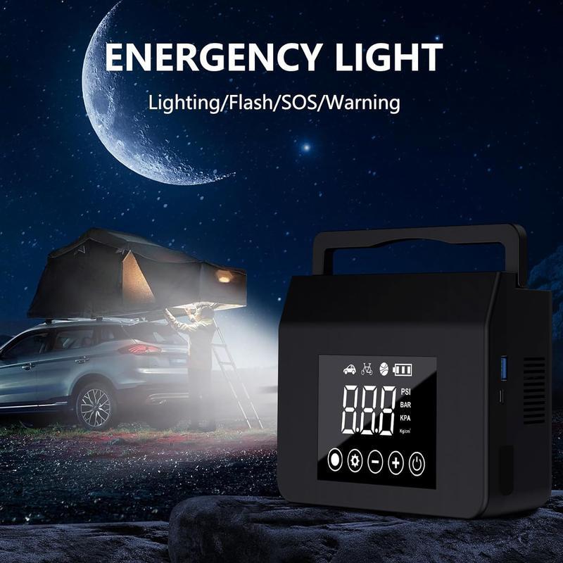 【Hieha】2026 Winter Savior – 4000A Car Jump Starter & Jump Starter with 150PSI Tire Inflator, 15000mAh Power Bank & LED Light, Reliable in -20°F, Compatible with Most Cars, Trucks (ALL Gas/8.0L Diesel), Automotive Convenience for Winter Driving
