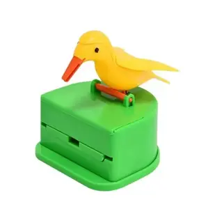 Vehicle mounted Toothholder Press Creative Cute Bird Toothpick Box Bucket Press Toothpick Box Family Living Room Storage Box