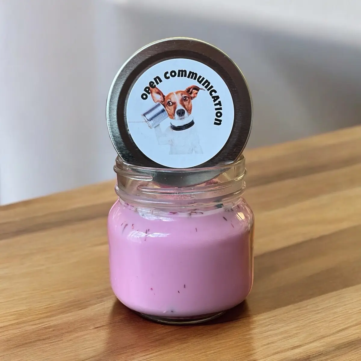 Open Communication Intention Candle