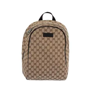 GUCCI GG Monogram Backpack in Canvas and Leather for Men and Women