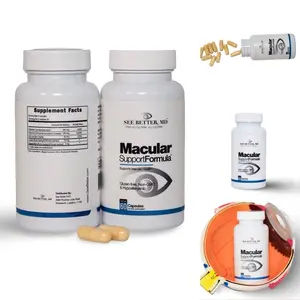 See Better, M.D. Macular Support Formula for healthy eyes and vision based on the AREDS formula.  Easy to swallow and digest capsules in a small sustainable bottle Supplement