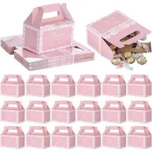 36 count Cielito Lindo  Shower Party Favor Boxes Plato De Barro Mexican Candy  Goodie Box Paper Terracotta Snack Cookie  Holder for  Birthday Decoration Supplies,
