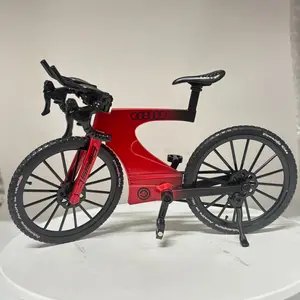 Mini Bicycle Model, Gradient, Desktop Decor, Stress Relief Toy, Boy's Gift, Trendy Figurine, Compact Design, High Aesthetic Value