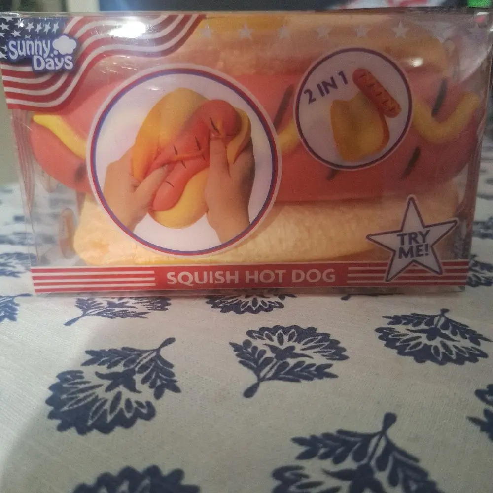squish hot dog