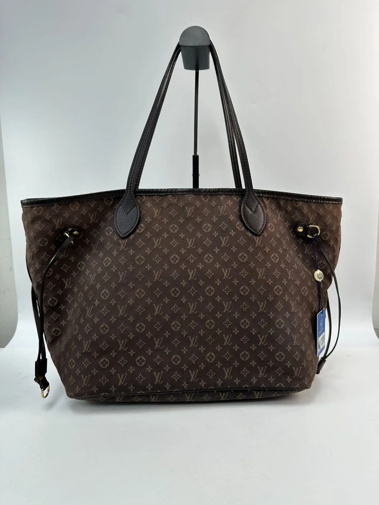 Pre-owned Louis Vuitton Vintage Neverfull MM Monogram Idylle Mini Lin Brown Tote Bag