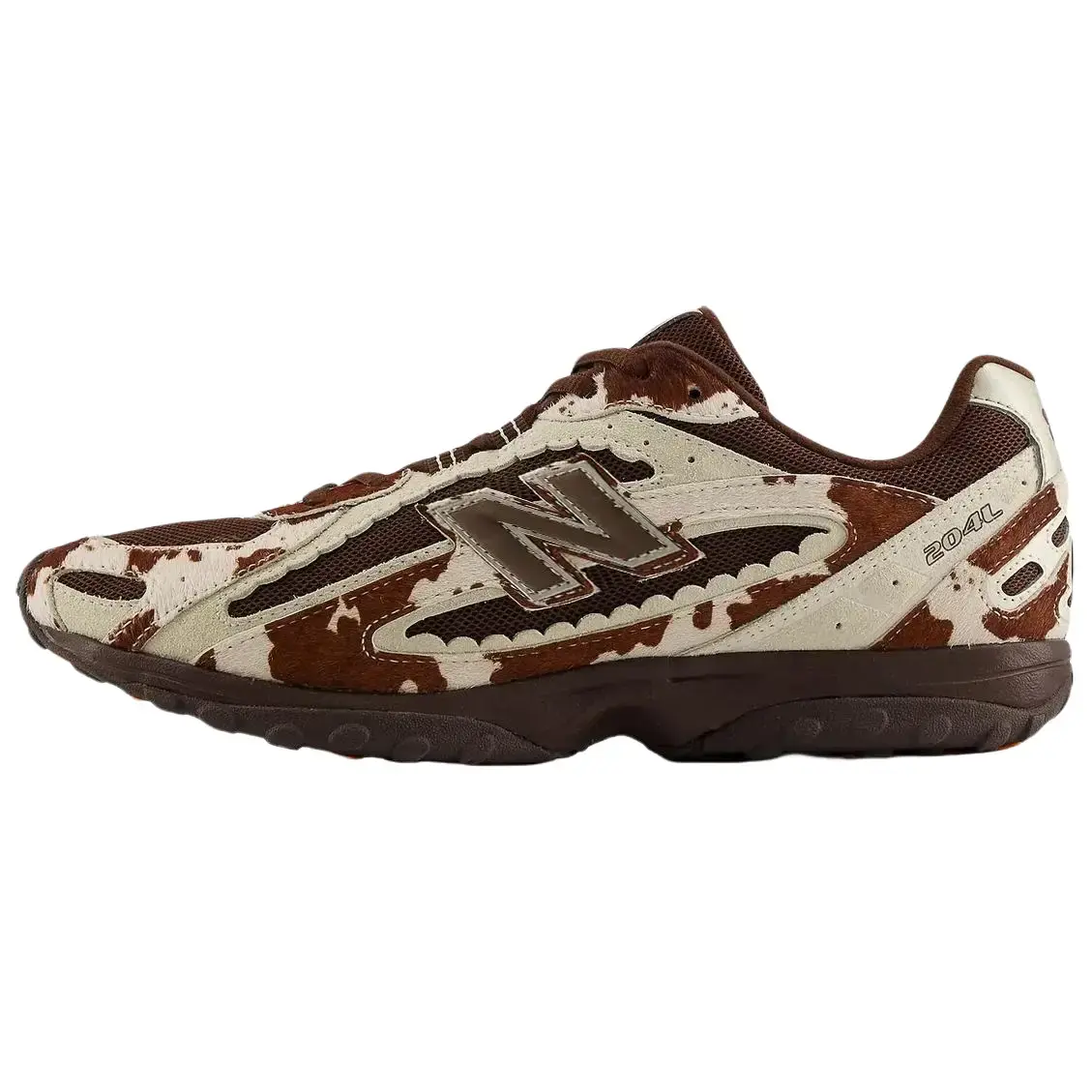New Balance 204L 'Cowgirl Brown' x Atmos Pink Men's Sports Sneaker, Casual Wear, Cushioned Support, Durable Rubber Outsole, Lifestyle Styling, Streetwear, Collaborative, Western Flair, Modern Aesthetics, Premium Materials