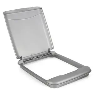 Rev-A-Shelf 35 Qt Trash Can Replacement Lid, Silver (Lid Only) RV-35-LID-17-1