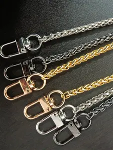 Multifunctional Iron Chain Waist Belt, Adjustable Size 15.7-47.2 Inches, Perfect for Handbags and Shoulder Bags DIY Projects, Wallet Chain, Chain Strap