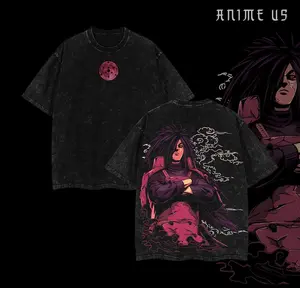 Limited Edition The Best Madara Uchiha Ten-Tails Jinchuriki Madara T-Shirt Washed Unisex Printed Anime Streetwear Aesthetic Naruto Merch Gift For Naruto Fan