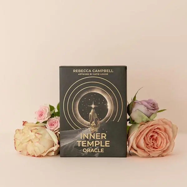 The Inner Temple Oracle: 44-Card Deck and Guidebook - Rebecca Campbell, Card Games for Psychology & Relationships Exploration