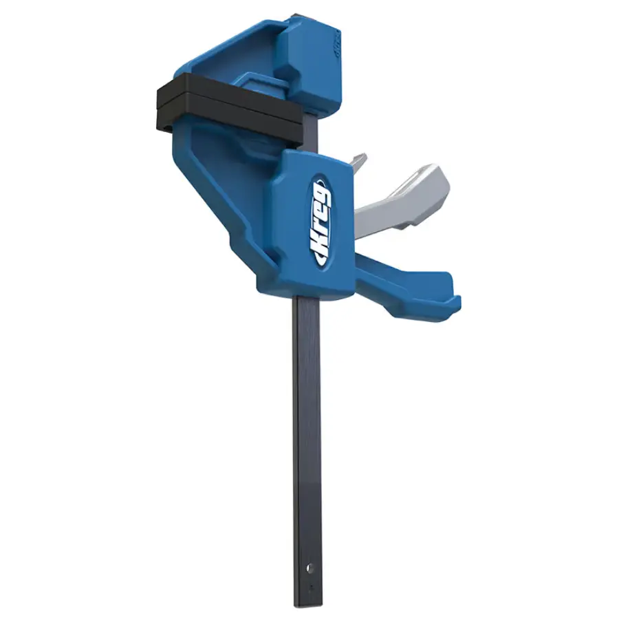 Kreg 6-Inch VersaGrip 1-Handed Clamp, Quick-Release Hardware Tool for Woodworking & DIY Projects