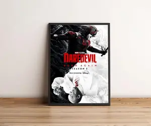Daredevil Born Again Season 2 Poster, TV Series Premiere Poster, Wall Art