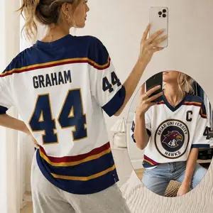 Custom Briar University Jersey Shirt, Campus Style Fan Inspired Sports, Game Day Athletic Streetwear, Book Lover Gift, Graham Di Laurentis