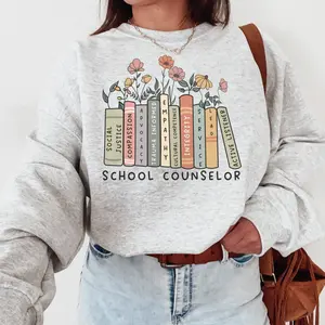 School Counselor Sweatshirt / Short Sleeve T-SHIRT , Mental Health Advocate Shirt Social Justice shirt Counselor Therapist Shirt Unisex Womenswear