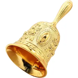 2 Inch Small Hand Bell for Adults Seniors,  Customer Service Bell Ornaments, Nurse Call Bell for  Patients at ,  Dinner Bell for Church Wedding Bedside Celebratory ()