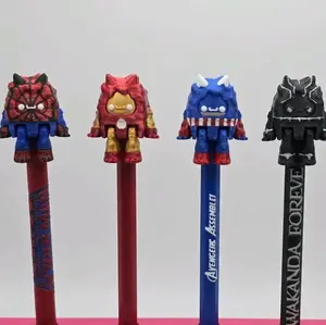 Yeti Hero refillable pens. Version 2. Yeti can be removed from the pen. Yeti screws on and off.