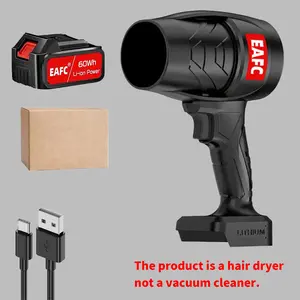 Car Winter Windshield Snow Blower, Wireless Design, Turbo Jet Air Blower, High Power for Car Dust Cleaning, Leaf Removal, Snow Melting