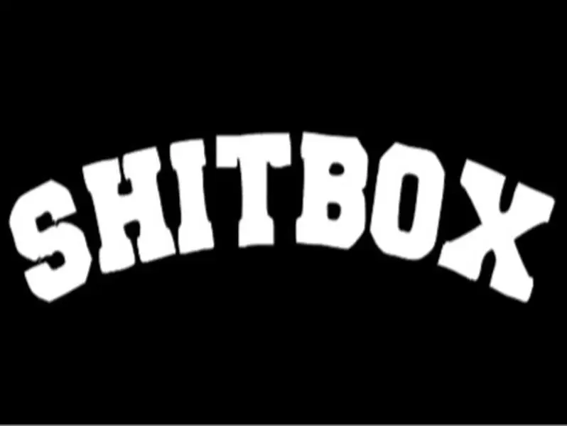 Custom SHITBOX Vinyl Decal for Motorcycle, Automotive Exterior/Interior Decorative Sticker
