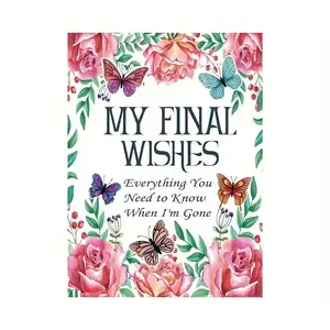 Planning After Death Arrangements Guidebook, Management of Finances, Business Affairs, Final Wishes, Perfect Family and Holiday Gift, Planner Notebook