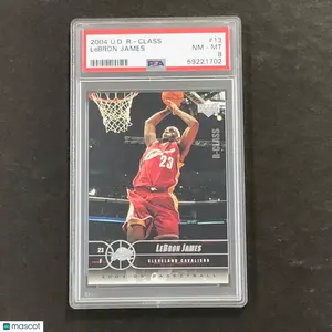 2004 U.D. #13 Lebron James PSA 8 NM-MT Cavaliers