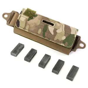 Tactical Attachments-Helmet Counterbalance Weight Bag, Tactical Helmet Counterweight NVG Pouch Compatible with OPS Fast BJ PJ MH Tactical Helmets/Helmet Accessories