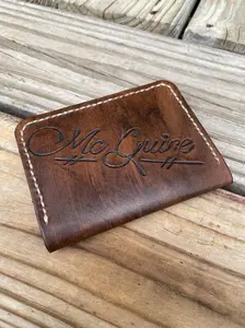 Minimalist Bifold Leather Wallet