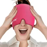 Migraine Headache Relief Cap, Gel lce Head Wrap for Tension and Stress Relief.Suitable for Home breaks, before sleep, office