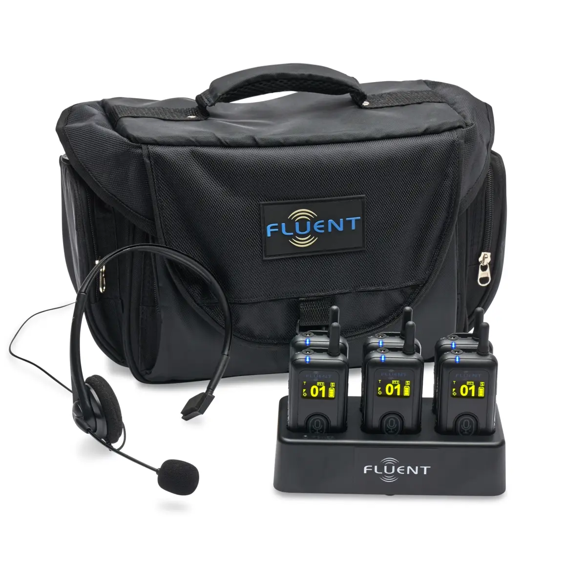 FLUENT AUDIO INC FA-WIS900-6 Fluent Audio 6-User Full Duplex Wireless Intercom