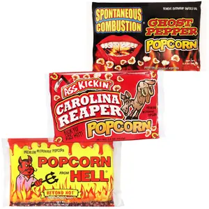 Premium Microwave Popcorn – Variety Gift Pack (3) - Ultimate Spicy and Sweat Gourmet Gift - Try if you dare!