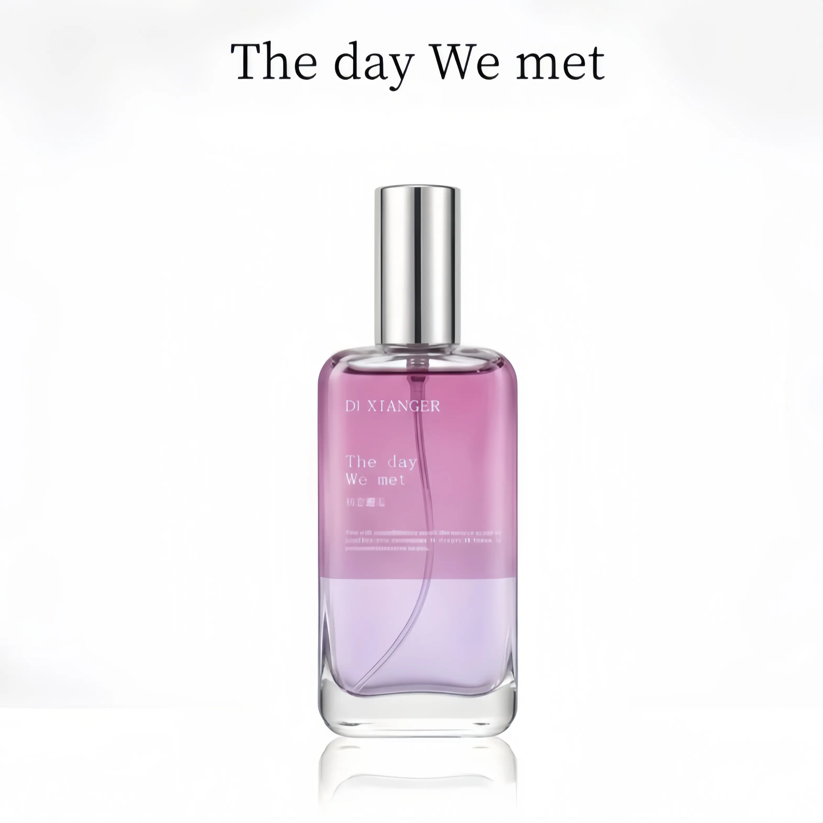 DIXIANGER Peach Perfume 50ml, Fruity Light Fragrance for Women & Girls, Long Lasting Niche Daily Scent, Portable Student Perfume Suitable for School Office