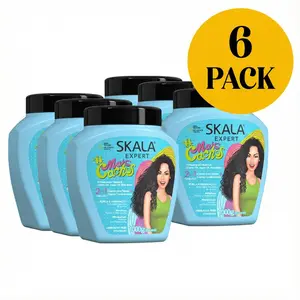 6-Pack Skala Expert Mais Cachos 35.2 oz – Brazilian Curly Hair Treatment for Curly & Coily Hair, Conditioner & Shampoo