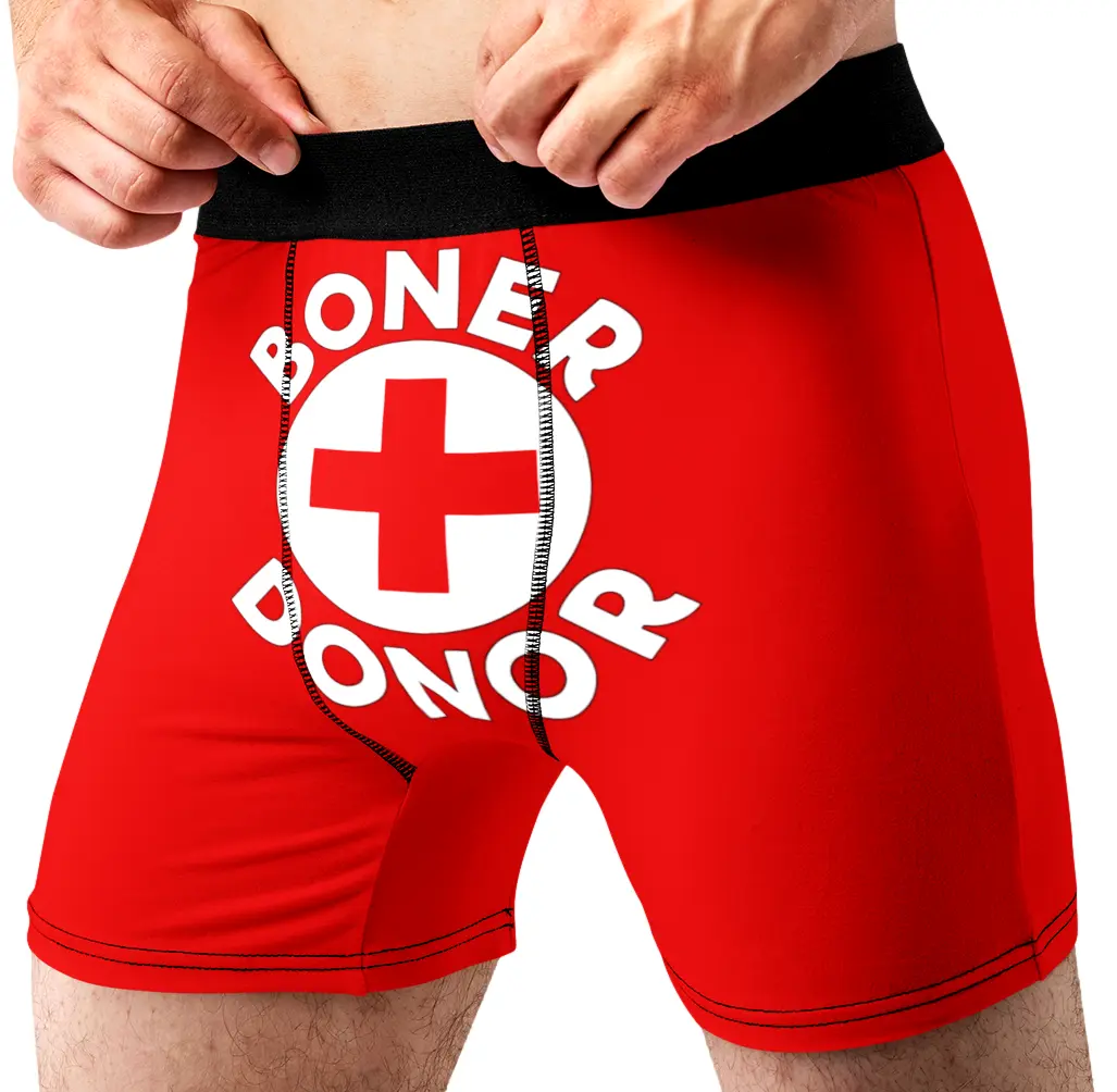 Alien UFO Funny Men's Boxer Briefs Novelty Underwear Breathable Graphic Stretch